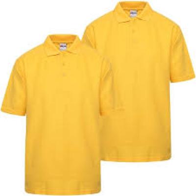 Yellow Polo Shirt Plain 12